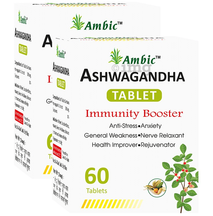 Ambic Ashwagandha Tablet Immunity Booster (60 Each)