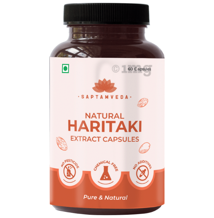 Saptamveda Natural Haritaki Extract Capsule