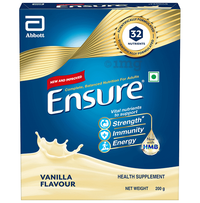 Ensure Powder Complete Balanced Drink for Adults | For Strength, Immunity & Energy | With Essential Vitamins | Nutrition Formula