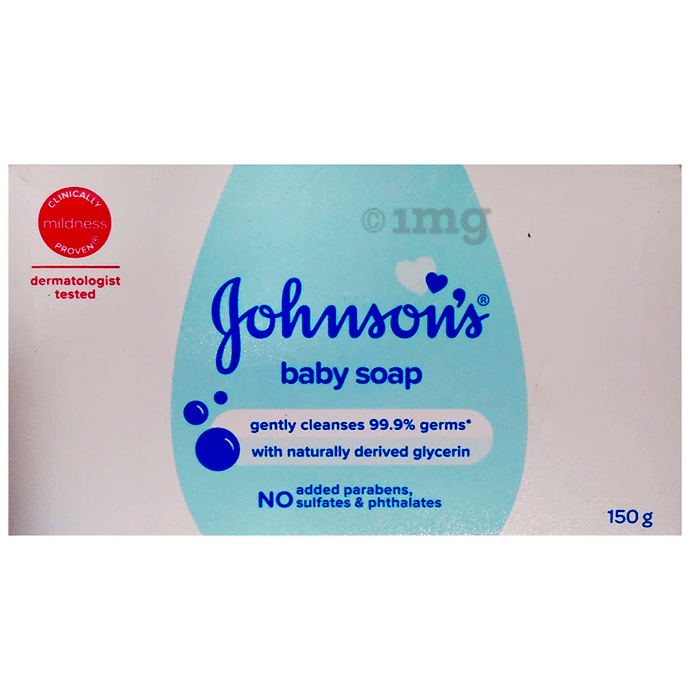 Johnson's Baby Soap with Naturally Derived Glycerin | Mild Soap