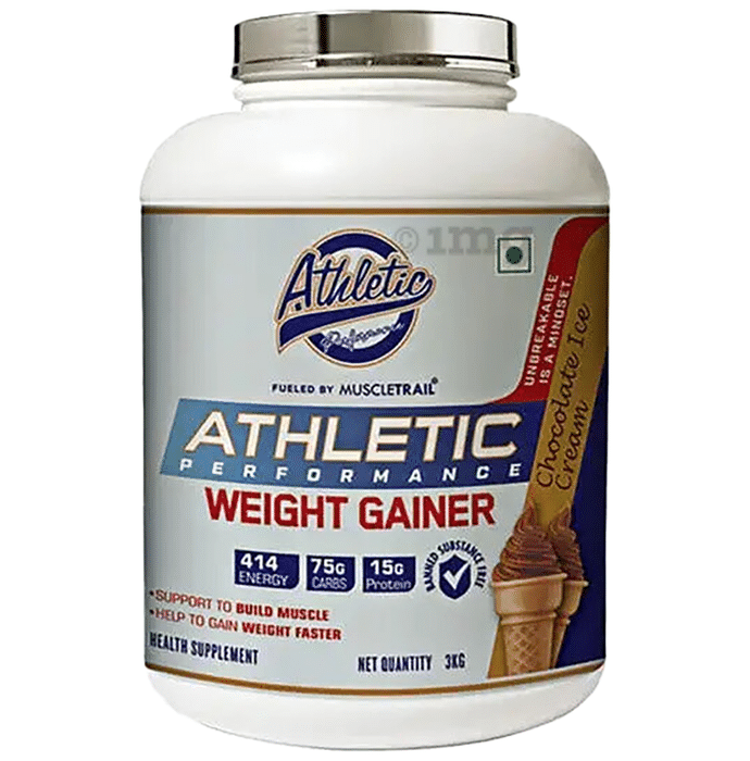 Muscle Trail Athletic Weight Gainer Powder Chocolate Ice Cream