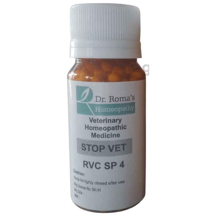 Dr. Romas Homeopathy RVC SP 4 Stop Vet Globules