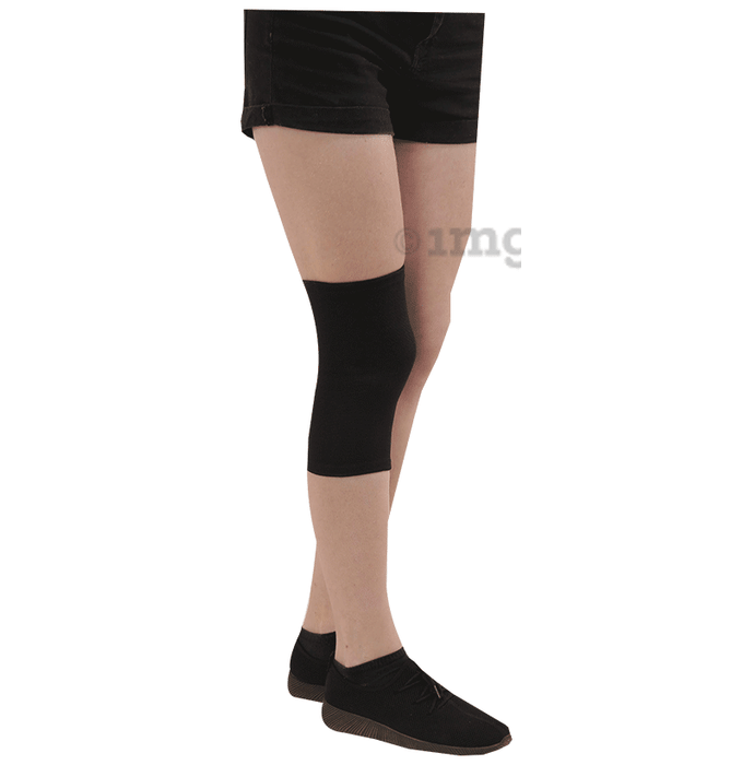 ADBZ Orthoaids Knee Cap Stretchable and Comfortable, Knee Support For Knee Pain For Men and Women Black