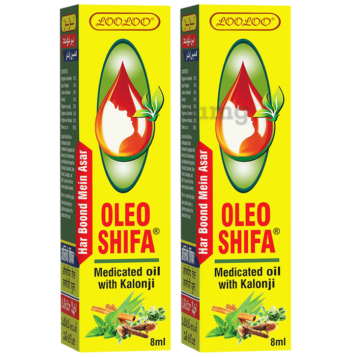 LooLoo Oleo Shifa Medicated Oil with Kalonji Roll On (8ml Each)