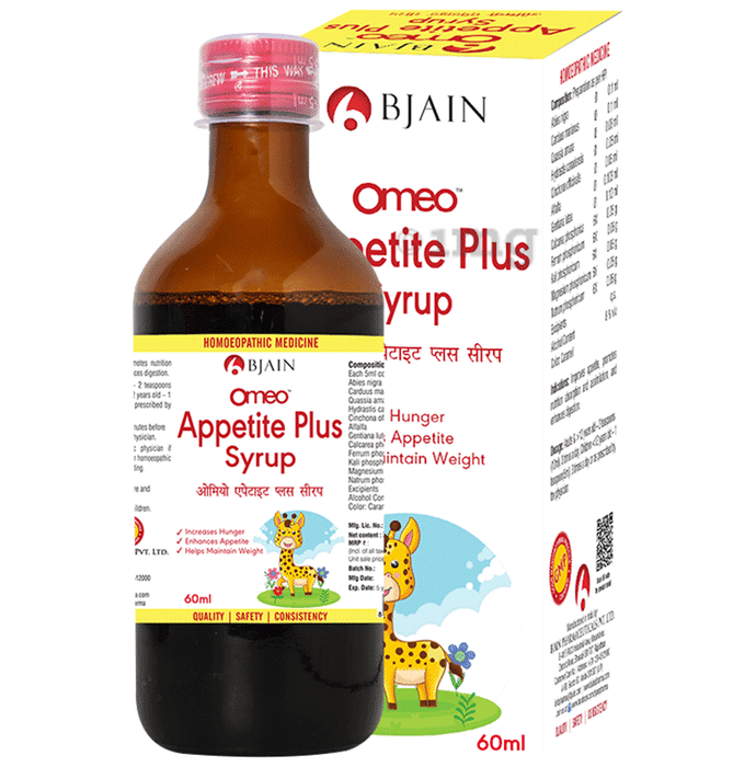 Bjain Omeo Appetite Plus Homeopathic Syrup