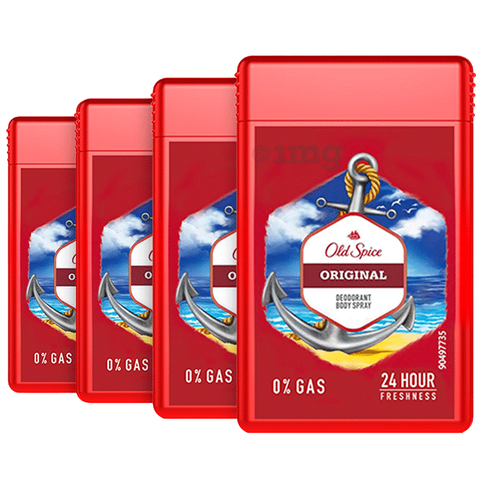 Old Spice Original Deodrant Body Spray (17ml Each)