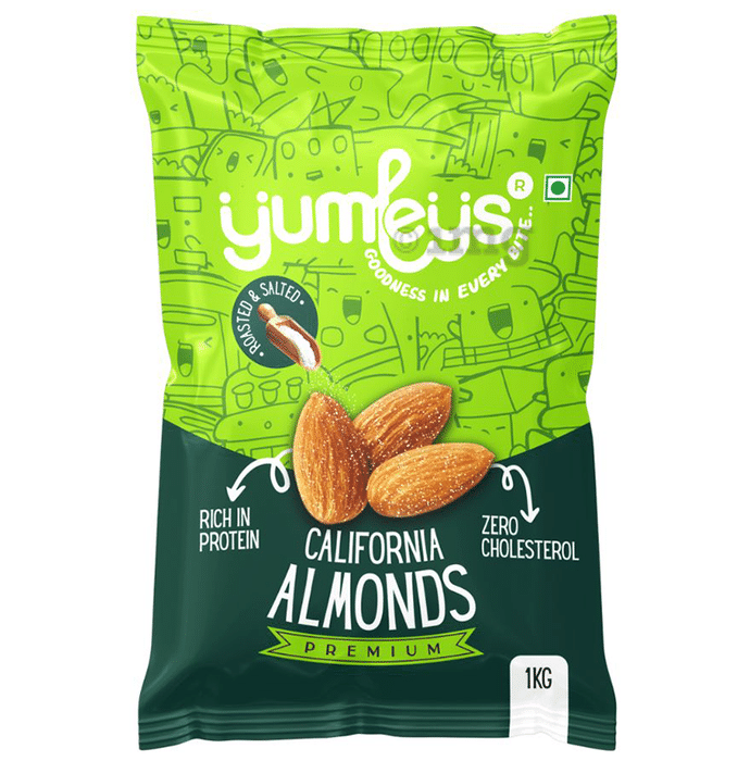 Yumleys Premium California Almonds Roasted & Salted