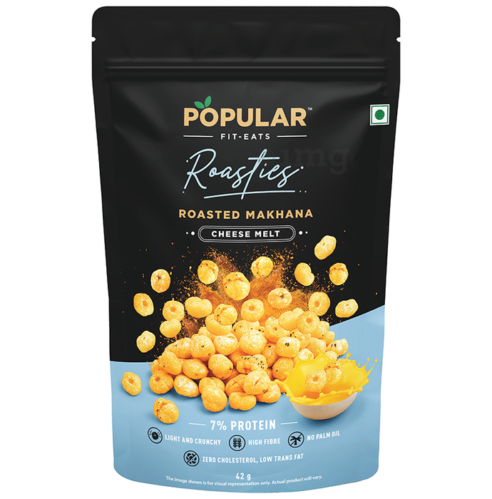 Popular Essentials Roasties Roasted Makhana Cheese Melt