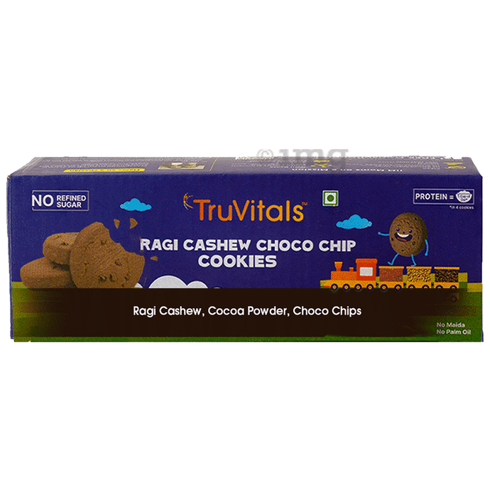 TruVitals Ragi Cashew Choco Chip Cookies (160gm Each)