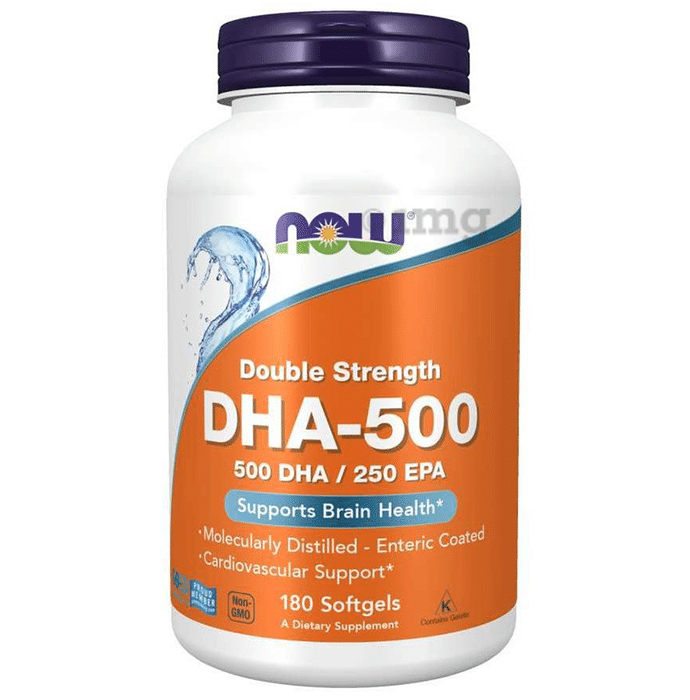 Now Double Strength DHA 500 Softgel