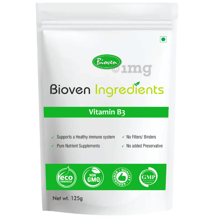 Bioven Ingredients Vitamin B3 Powder Buy packet of 500.0 gm Powder at