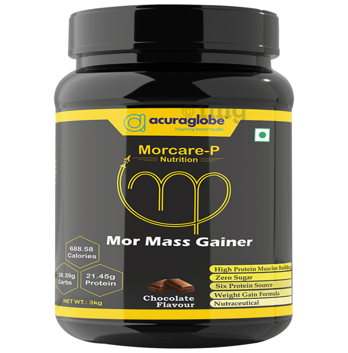 Acuraglobe Morcare-P Mor Mass Gainer Powder Chocolate
