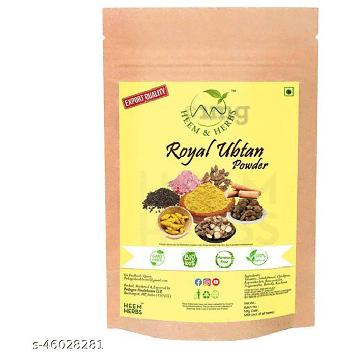 Heem & Herbs Royal Ubtan powder (100gm Each)