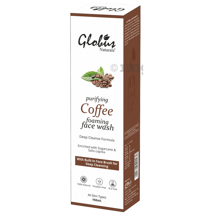 Globus Naturals Coffee Foaming Face Wash