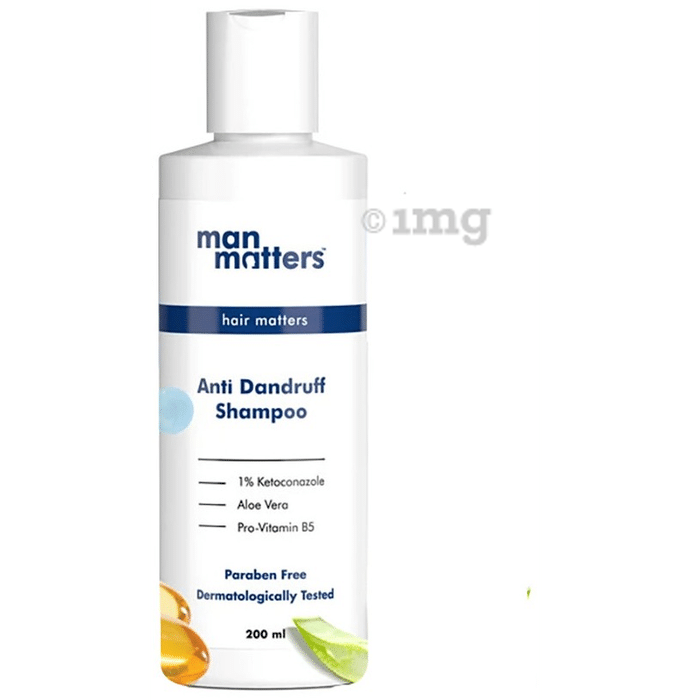 Man Matters Anti Dandruff Shampoo with 1% Ketoconazole: Buy bottle of ...