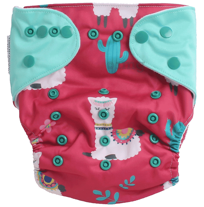 Polka Tots Soft Cloth Diaper for 2 to 24 Months Baby Liama Design