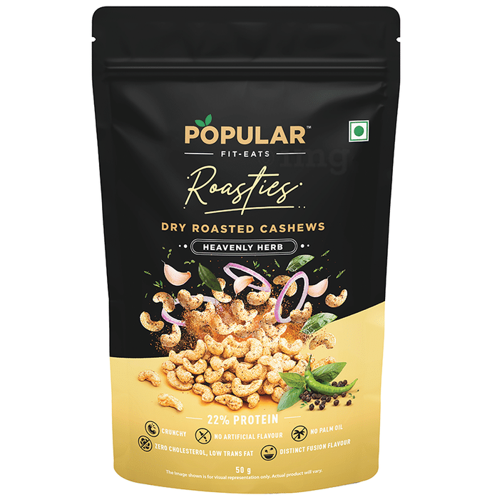 Popular Essentials Roasties Dry Roasted Cashew Heavenly Herbs