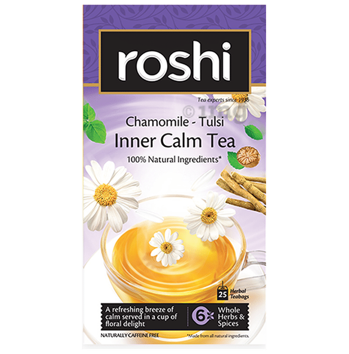 Roshi Chamomile-Tulsi Inner Calm Teabag (1.3gm Each)