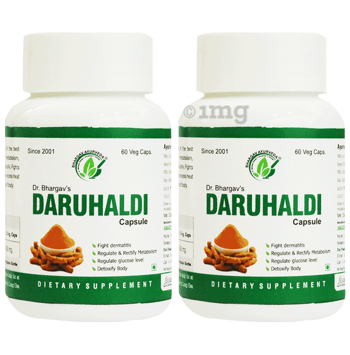 Dr.Bhargav’s Daruhaldi Veg Capsule (60 Each)