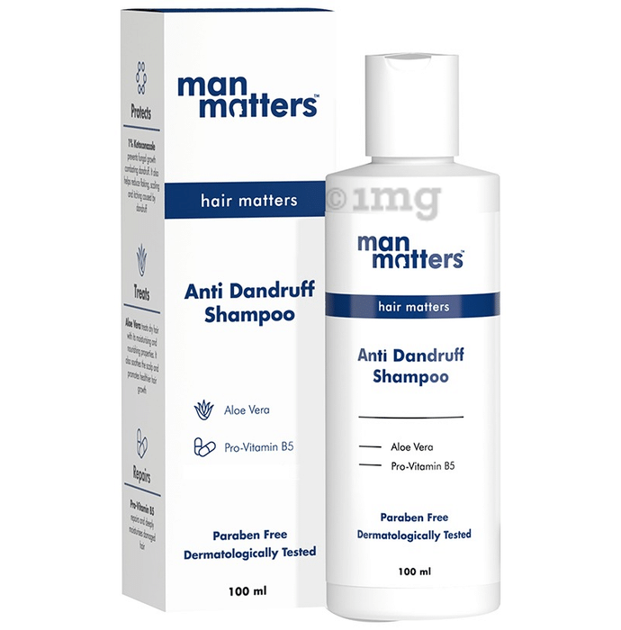 Man Matters Anti Dandruff Shampoo with 1% Ketoconazole to Reduce ...