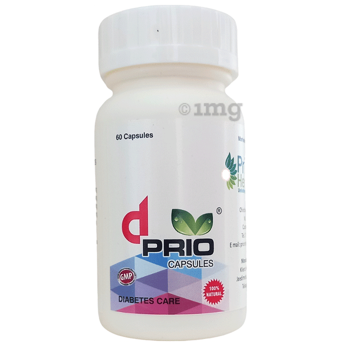 Priority Herbals D Prio Capsule for Diabetes