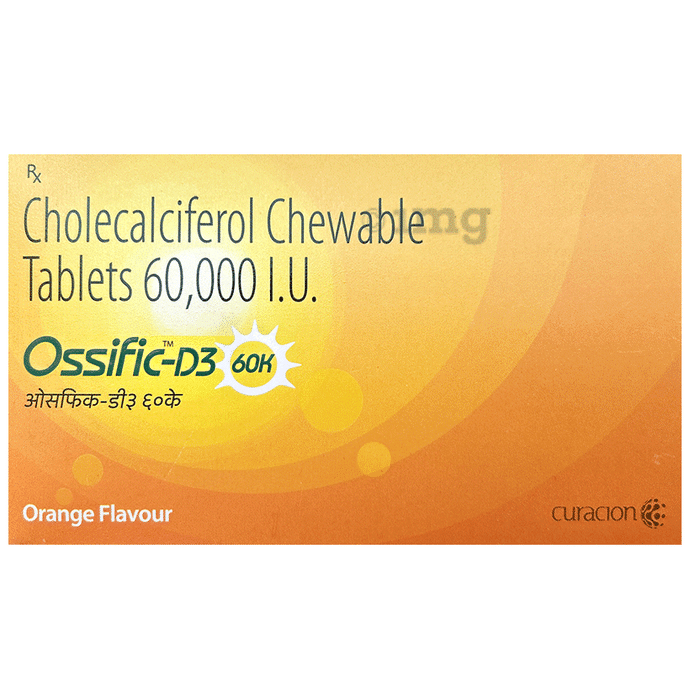 Ossific-D3 60K Chewable Tablet Orange