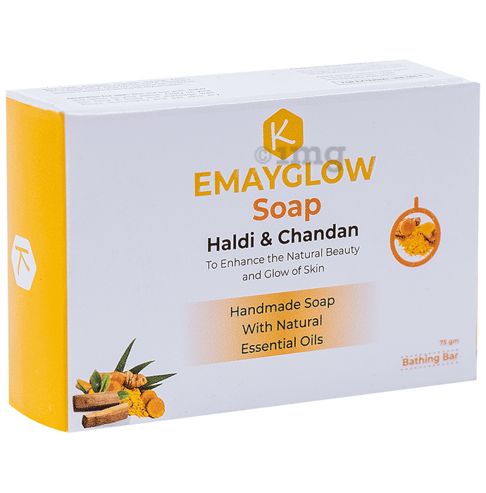 Emayglow Haldi & Chandan Soap (75gm Each)