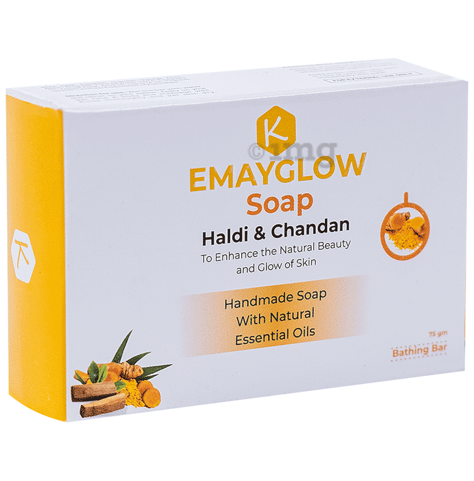 Emayglow Haldi & Chandan Soap (75gm Each)