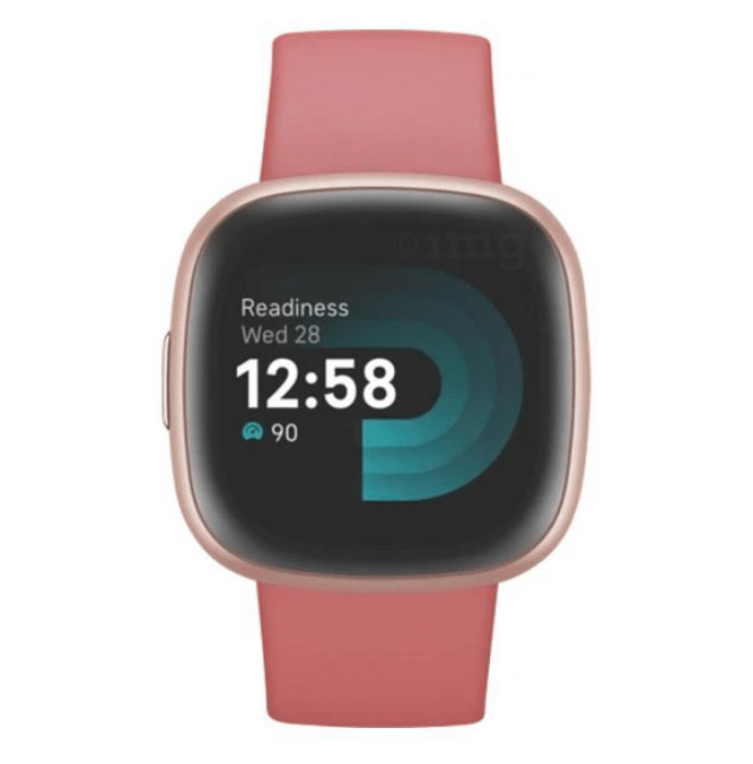 Fitbit Versa 4 Fitness Watch Pink Sand or Copper Rose Aluminium