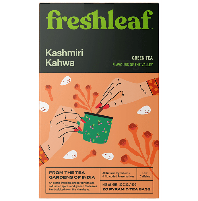 Freshleaf Kashmiri Kahwa Green Tea Bag (2gm Each)