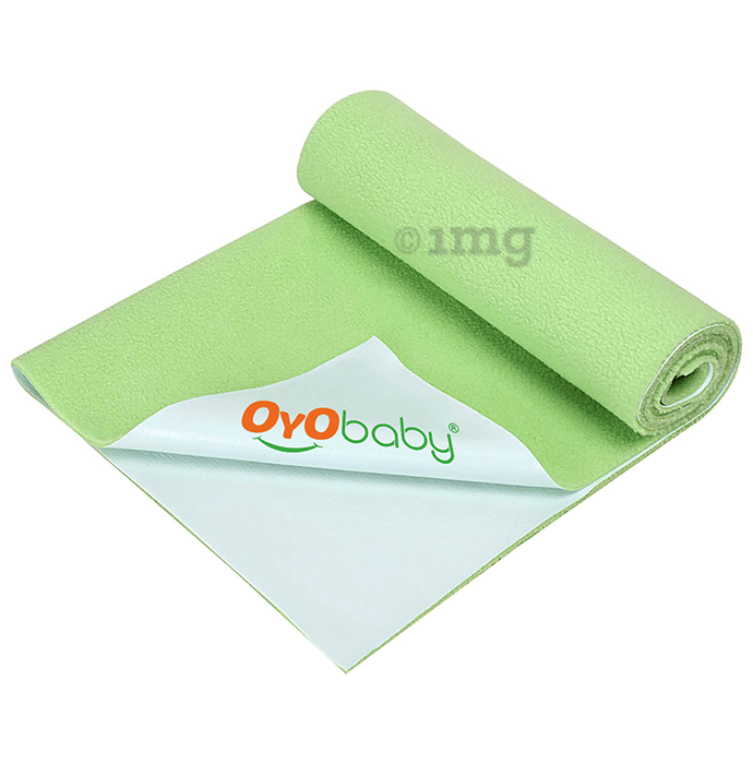 Oyo Baby Waterproof Rubber Dry Sheet Small Light Green
