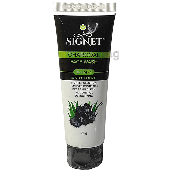 Signet 5 in 1 Skin Care Face Wash Charcoal