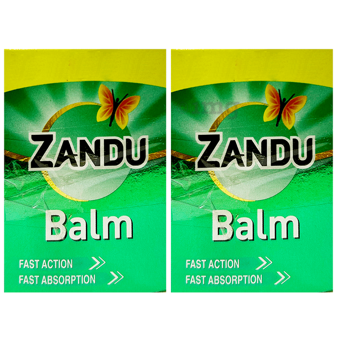 Zandu Balm Combo Pack (50ml Each) | Effective Relief from Cold, Headache & Body Ache