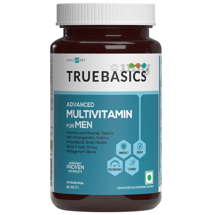 TrueBasics Advanced Multivit Men Tablet, Multivitamin for Men