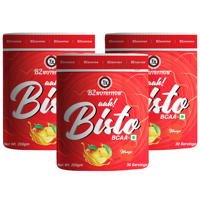 B2 Nutrition Bisto BCAA (250gm Each)  Mango