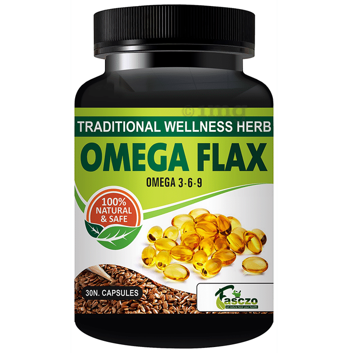 Fasczo Omega Flax 500mg Capsule