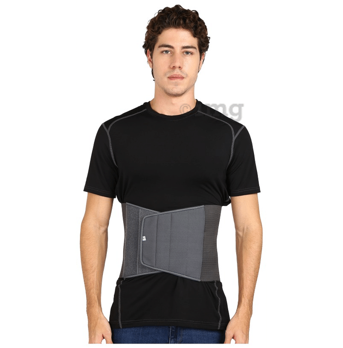 Superfine Comfort Abdominal Belt After Delivery for Tummy Reduction Grey Large