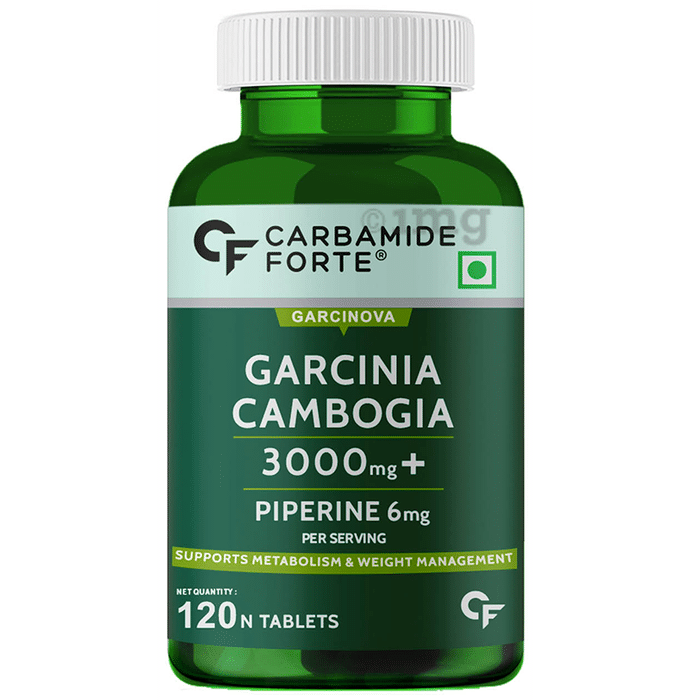 Carbamide Forte Garcinia Cambogia with Piperine for Metabolism & Weight Management | Tablet