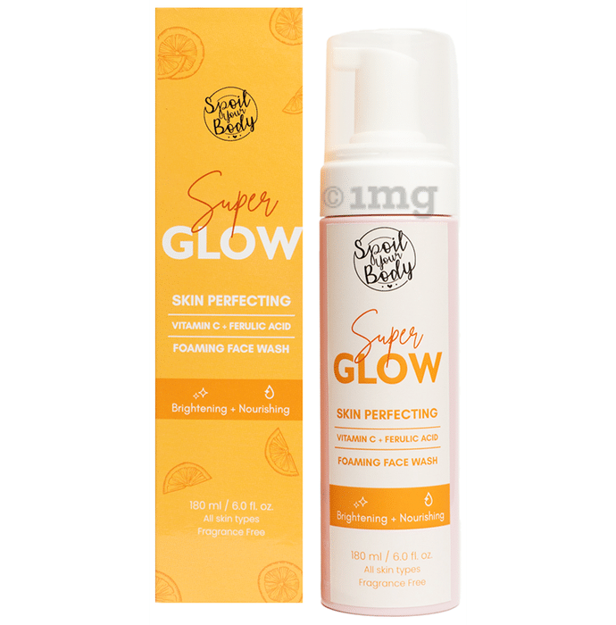 Spoil Your Body Super Glow Skin Perfecting Vitamin C+ Ferulic Acid Faoming Face Wash