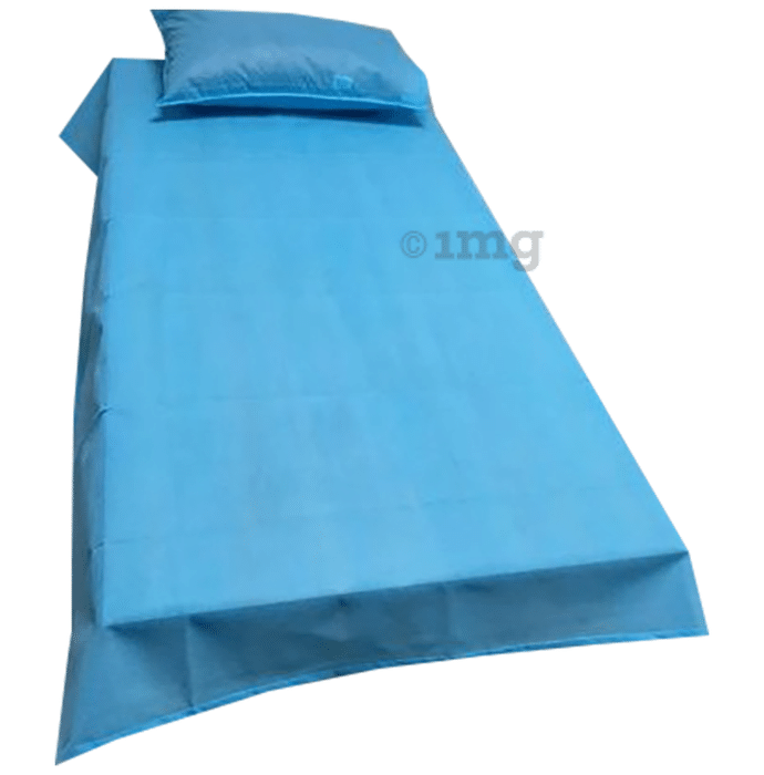 Medi Karma Disposable Bedsheet Medical Blue