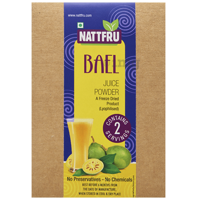 Nattfru Bael Juice Powder 45gm Sachet (2 Each)
