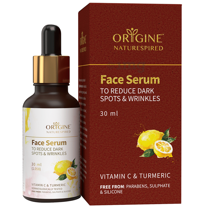 Origine Naturespired Face Serum Vitamin C & Turmeric to Reduce Dark Spot & Wrinkles