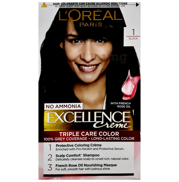 Loreal Excellence Creme Triple Care Color Black