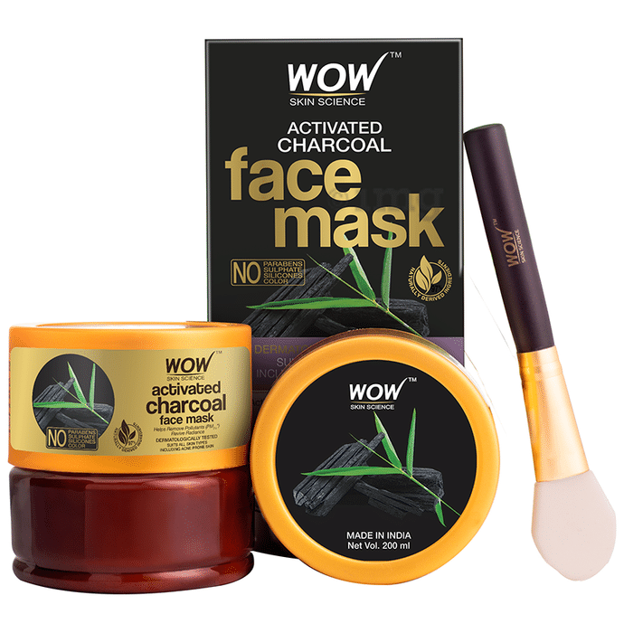 WOW Skin Science Activated Charcoal Face Mask