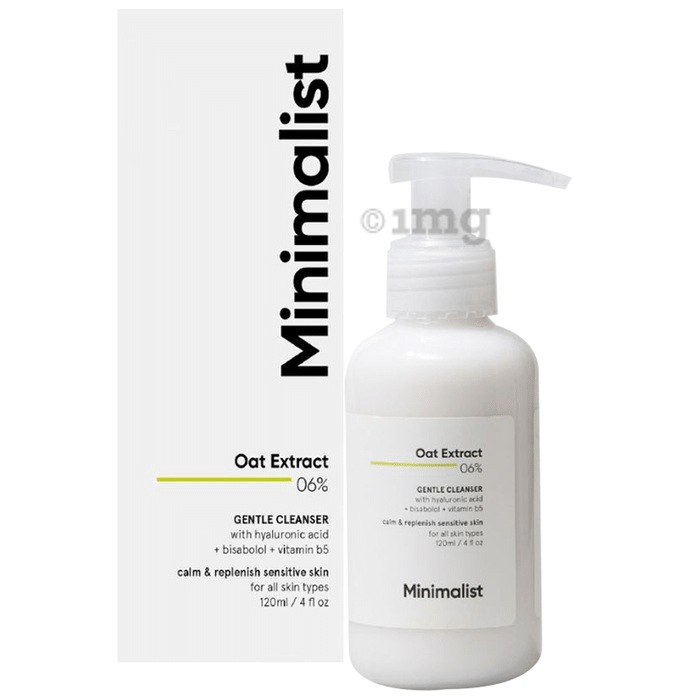 Minimalist Oat Extract 6% Gentle Cleanser for Hyaluronic Acid | For Sensitive Skin