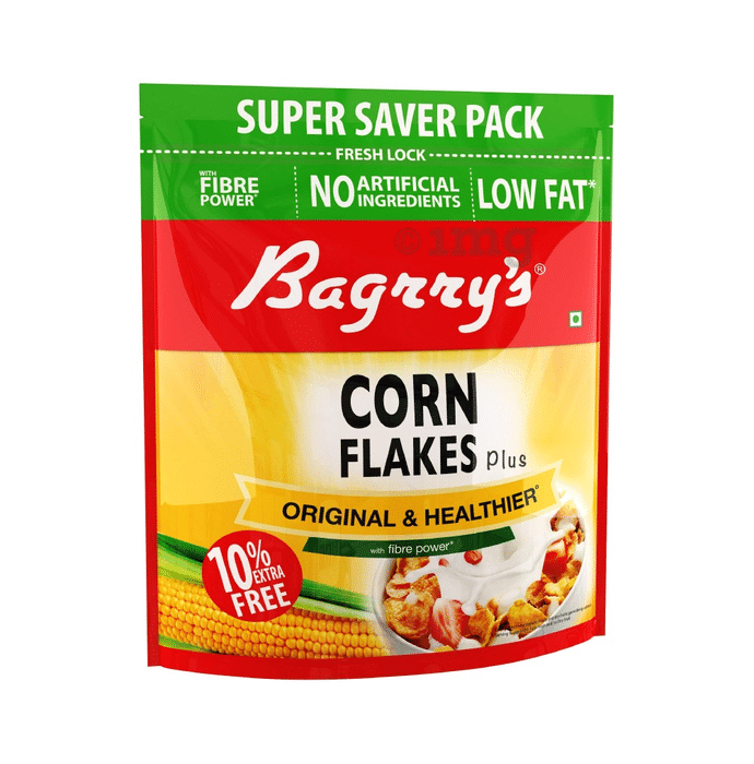 Bagrry's Corn Flakes Plus with Fibre for Overall Health