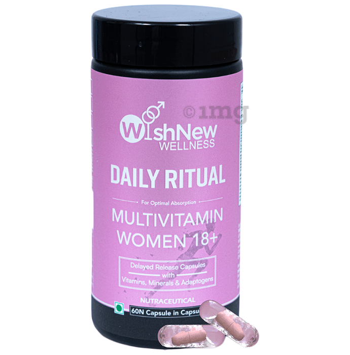 Wishnew Wellness Daily Ritual Multivitamin Women 18+ Capsule