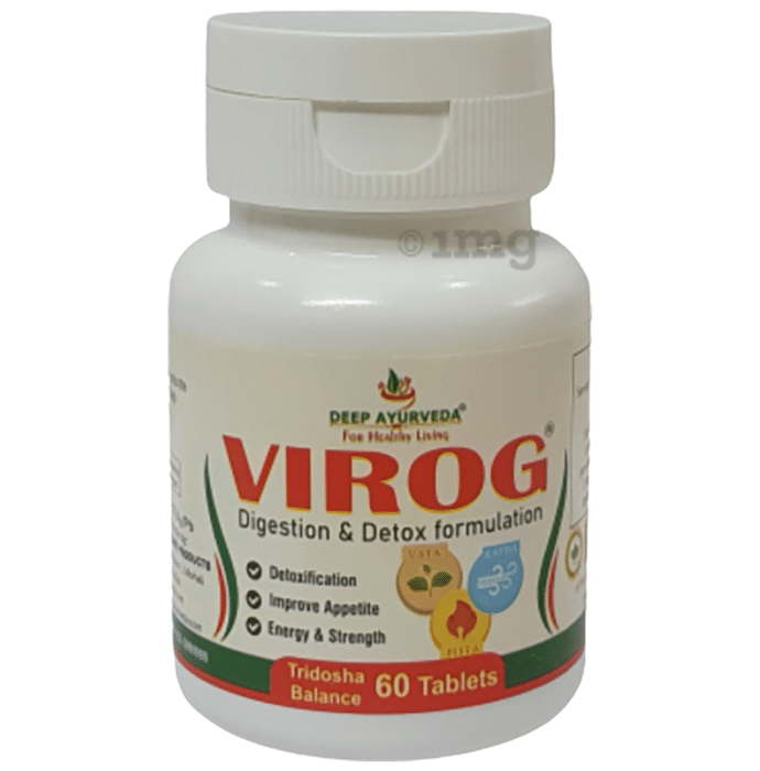 Deep Ayurveda Virog Digestion & Detox Formulation Tablet