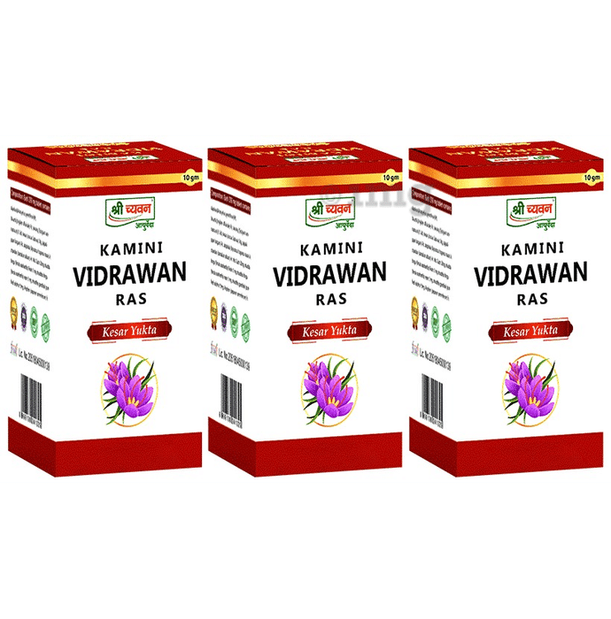 Shri Chyawan Kamini Vidrawan Ras Kesar Yukta Tablet Buy 2 Get 1 Free