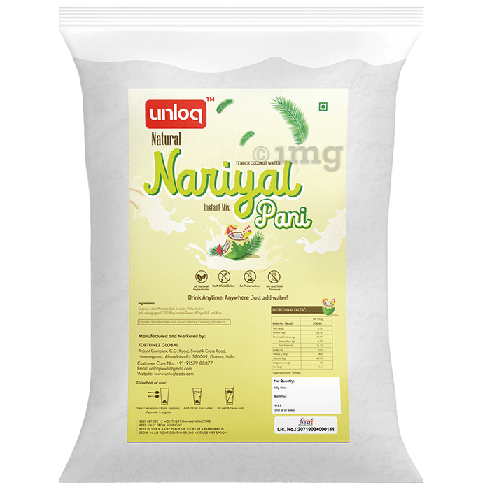 Unloq Foods Natural Nariyal Pani Instant Mix Powder